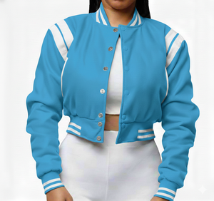 OEM Women Crop Jacket Best Selling Premium High Quality Trendy Cropped Jacket Comfortable <b>Fabric</b> Design - Product Image 3