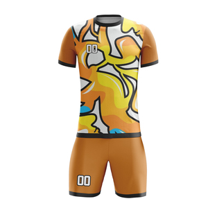 ชุดฟุตบอลแบบซับลิเมชั่น เสื้อแขนสั้นและกางเกงขาสั้น - Product Image 2