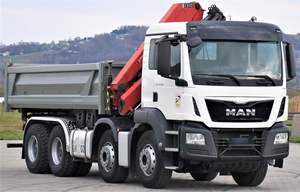 Camión grúa volquete 2017 MAN TGS 35.480 de 5,30m + HMF 1310-K3FUNK 8x4 - Product Image 3