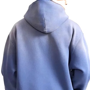 Offre Spéciale de haute qualité couleur unie lavage à l'acide personnaliser survêtements vêtements de sport Jogging deux pièces ensemble survêtement décontracté hommes - Product Image 2