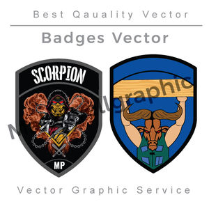 Services de numérisation de broderie personnalisables pour les badges en tissu et l'emballage de textiles Design graphique vectoriel personnalisé - Product Image 2