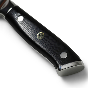 Venta al por mayor personalizado de alta calidad OEM ODM servicio profesional cuchillo de cocina de acero de Damasco con mango de acero inoxidable y plástico - Product Image 2