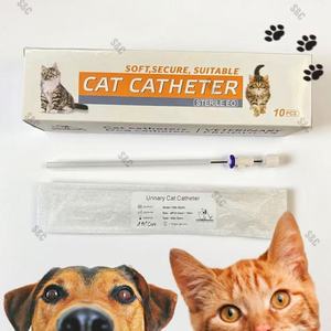 Catéter uretral para gatos de Medicina Veterinaria con cable guía, catéter de silicona para gatos y perros para hospitales, suministros para perros y gatos - Product Image 5