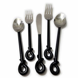 Cubiertos medievales forjados a mano, Juego de 3 piezas - Product Image 6