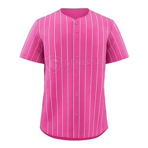 Ventes directes d'usine à manches courtes col rond maillot de Baseball nouveau Style vêtements de Sport pour hommes de haute qualité 100% Polyester séchage rapide - Product Image 1