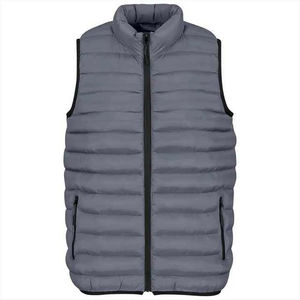 Gilet matelassé d'hiver pour femmes, logo personnalisé, multi-poches, mode, rue, imperméable, respirant, avec OEM - Product Image 4