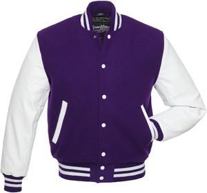 Chaqueta de béisbol Varsity de mezcla de algodón de alta calidad Chaquetas Letterman de calidad premium con corte perfecto Último estilo para el invierno - Product Image 1