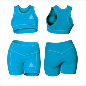 Ensemble de yoga taille haute à motif solide pour femmes Logo personnalisé soutien-gorge Legging 2 pièces entraînement sport Fitness antibactérien et respirant - Product Image 3