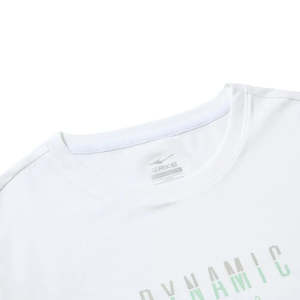 Camiseta ERKE para Mujer, Corte Ajustado, Cuello Redondo, Blanca, con Decoración de Letras en Algodón Transpirable, Tallas 2XL 3XL - Product Image 3