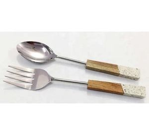 Ensemble de couverts martelés en acier inoxydable de Style Royal, couverts de bonne qualité, fourchette cuillères, ensemble de couverts en métal fabriqué à la main - Product Image 5
