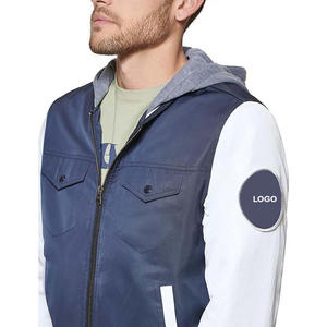 Conception de logo personnalisé OEM Vêtements pour hommes à manches longues Vestes High Street Style décontracté Polyester Collège Baseball Veste pour les hommes - Product Image 6