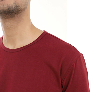 เสื้อยืดแฟชั่นสำหรับผู้ชายขายดีเสื้อถักเข้ารูปผ้าฝ้าย100% 220กรัมทำจากปากีสถานออนไลน์ - Product Image 3