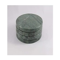 Sous-verres en marbre personnalisés de haute qualité, design rond moderne et luxueux, écologiques, avec livraison gratuite FAIZA CRAFT, logo personnalisé