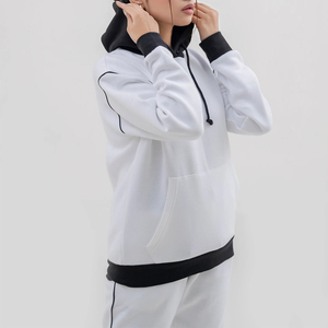 OEM Custom Logo Winter Hooded Casual Women Pullover Tracksuit 100% Cotton Quick Dry Breathable Hot Selling for Sale - Product Image 6