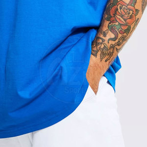 เสื้อยืดถักทรงโอเวอร์ไซส์สำหรับฤดูร้อน ผ้าฝ้าย 100% ผลิตตามสั่ง เป็นมิตรกับสิ่งแวดล้อม ระบายอากาศได้ดี รับทำโลโก้และแบรนด์ส่วนตัว ลดราคา - Product Image 6