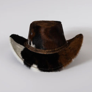 Chapeaux en cuir de vachette de haute qualité avec logo personnalisé, dernière conception, prix bas, chapeaux en cuir de vachette tendance à vendre - Product Image 5