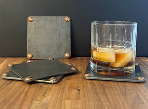 Customized design stainless steel <b>drink</b> <b>coaster</b> wholesale <b>for</b> hotel room restaurant office new collection <b>coasters</b> made in India - Product Image 6