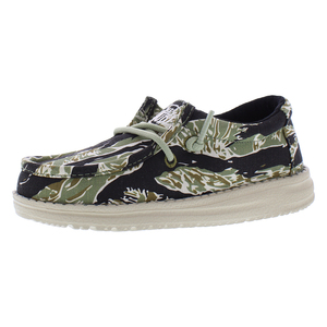 Hey Dude Wally Scarpe mimetiche per neonati/bambini Colore: mimetico a strisce di tigre 100% autentico - Product Image 1