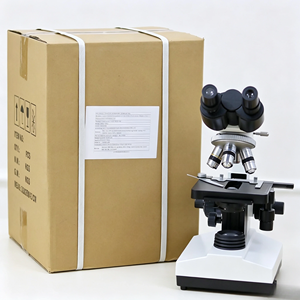 Microscopio Biológico Óptico XSZ 107T con Aumento de 1600X, Microscopio Trinocular con Interfaz para Cámara - Product Image 4