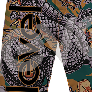 มาใหม่โพลีเอสเตอร์ทําผู้ชาย MMA กางเกงขาสั้นหลวม Fit MMA กางเกงขาสั้นสําหรับชายกีฬาสวมใส่กางเกงขาสั้น MMA - Product Image 5