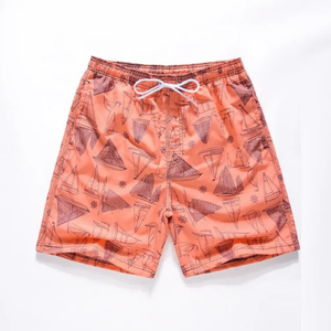 Personalizado de los hombres de cintura alta Beach Trunk Designer Beach Shorts Impreso Beach Shorts para los hombres - Product Image 4