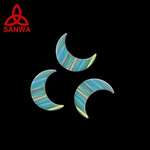 Popular Japanese Bello Opal Cham <b>Moon</b> Shape Direct Wholesale in 92 Colors for DIY Silver Necklace Jewellery Accessories Making - Product Image 5