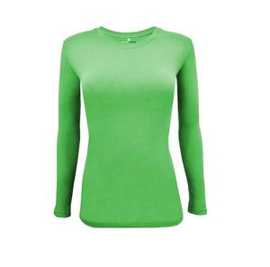 Chemise de gommage extensible douce à manches longues respirante à 4 voies pour femmes sous-vêtement de soins infirmiers médicaux personnalisable uniforme d'hôpital OEM - Product Image 3