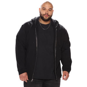 Matériau et design de qualité supérieure pour hommes Sweats à capuche à fermeture éclair noirs à vendre Sweat à capuche zippé de base pour hommes dans les cinq tailles et couleurs - Product Image 2