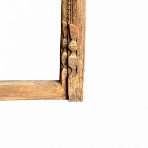 Handmade Traditional Carved Solid Wood <b>Picture</b> <b>Frame</b> <b>8x10</b> and 6x8 Sizes Square Pattern for Photos and Paintings - Product Image 4
