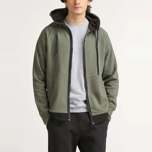 Saison d'hiver à la mode pour hommes sweat à capuche à fermeture éclair/Personnalisez votre propre design et logo sweat à capuche à fermeture éclair taux de gros OEM personnalisé - Product Image 1