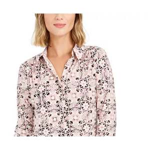 Maglietta Polo da Donna Charter Club, Vestibilità Slim, Manica 3/4, Rosa, Taglia S, Traspirante, in Maglia, con Logo Decorativo, in Spandex - Product Image 2