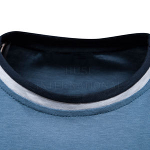 เสื้อยืดผู้ชายผ้าฝ้ายนุ่มใส่สบายระบายอากาศได้ดีเสื้อแฟชั่นดีไซน์ใหม่ - Product Image 3