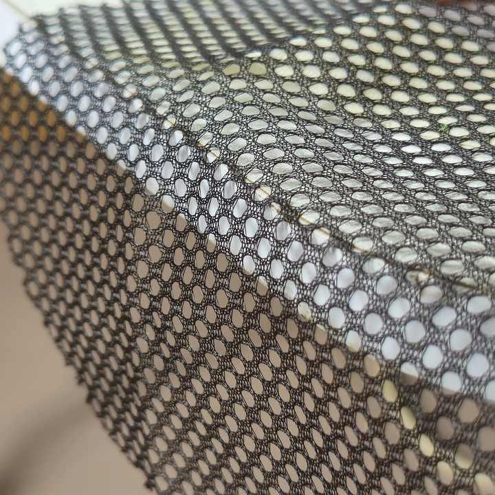 Durable 100% Polyester Fabric Mesh Textile Knitteda Quick Drying Breathable Lightweight Plain Dyed for Office Chair