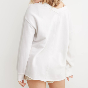 Sudaderas de Mujer Lisas de Otoño Invierno, Diseño Nuevo, Holgadas, Cuello Redondo, Cómodas y Personalizadas - Product Image 6