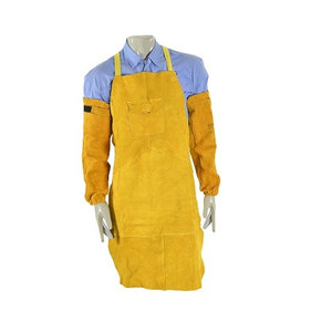 Delantal de cuero duradero para protección de soldadura Delantal de seguridad industrial para soldadores - Product Image 3