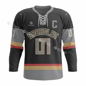 Equipo de alta calidad práctica jersey de hockey sobre hielo sublimación jersey de hockey sobre hielo Sialkot Pakistán - Product Image 2