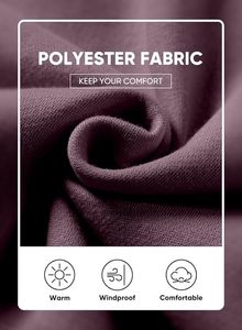 Sweat-shirts à capuche décontractés pour hommes en molleton de coton uni à manches longues avec cordon de serrage au col pour l'automne avec service OEM - Product Image 3