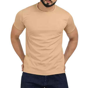 Camisetas de Hombre de Color Sólido de Fabricación Profesional, Camisetas de Hombre de Venta Caliente, Ropa Casual, Camisetas de Hombre con MOQ Bajo - Product Image 1