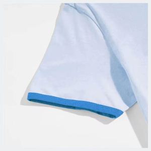 3. Camiseta suave de algodón 100 por ciento para hombres Diseño estampado de cuello redondo de manga corta totalmente personalizable para moda y promoción - Product Image 3