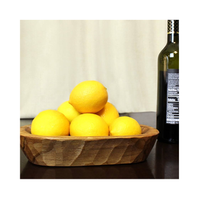 Masa de fruta de madera respetuosa con el medio ambiente Cena Comida Ensalada de frutas Cuenco para servir Vajilla Artesanía usada Venta superior - Product Image 4