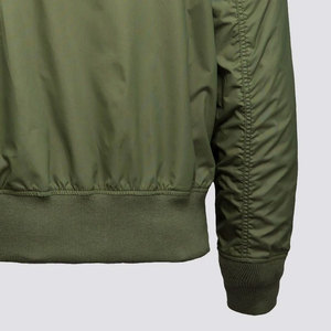 Venta al por mayor 2025 chaqueta de invierno de hombre de talla grande de moda diseño de bombardero personalizable en tela de lona - Product Image 6