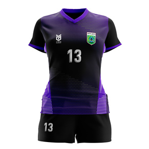 Nuevo diseño, camiseta de voleibol con logotipo personalizado, ropa deportiva ajustada por sublimación, uniformes de voleibol transpirables de secado rápido para mujer - Product Image 3