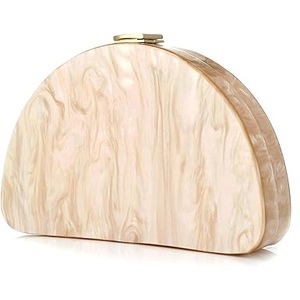 Resin Box <b>Clutch</b> Bag for Women Resin <b>Clutches</b> Resin Bag Women Brass Handle Bag Bridal Handbags with <b>pink</b> Color - Product Image 2