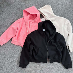 Sweat à capuche d'hiver à fermeture éclair épais avec mélange de coton épais, style streetwear décontracté, chaud et confortable - Product Image 1