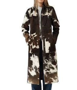 Vêtements d'hiver pour femmes, manteaux longs, design et couleurs personnalisés, meilleur prix de gros, matière en coton et laine, respirant, coupe décontractée - Product Image 1