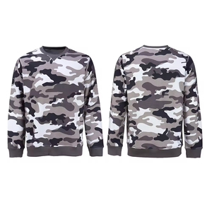 Sudaderas de Camuflaje Gruesas y Cálidas para Invierno, Cuello Redondo, Felpa de Algodón, Mangas Largas - Product Image 5