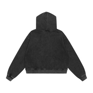 High Quality Heavyweight Pullover Hoodie for Men 500gsm French Terry Drop Shoulder Oversized and No <b>Strings</b>-for Winter - Product Image 2