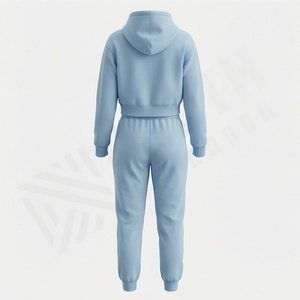 Conjunto Deportivo Informal de Gran Calidad para Mujer, con Brillantina y Pedrería, Traje de Dos Piezas para Otoño e Invierno, Ropa de Estar en Casa Suave - Product Image 2