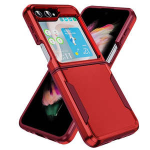 Funda Híbrida de Doble Capa para Samsung Galaxy Z Flip7 2025, Color Rojo - Product Image 1
