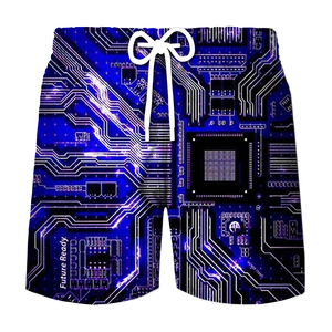 Pantalones cortos de natación de compresión informales de la mejor calidad para hombre con tabla de surf Patrón deportivo Impresión por sublimación Ropa de playa - Product Image 4